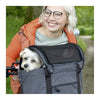 Ombrelle pour panier chien vélo KlickFix Shopper Doggy - une balade a velo avec le chien sous l ombrelle