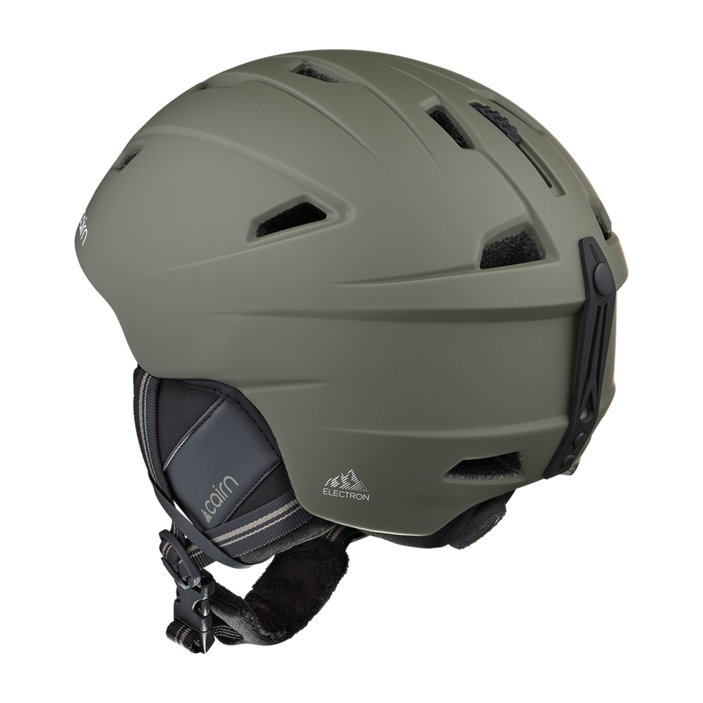 Casque Ski Cairn Electron Mat Khaki vue 2