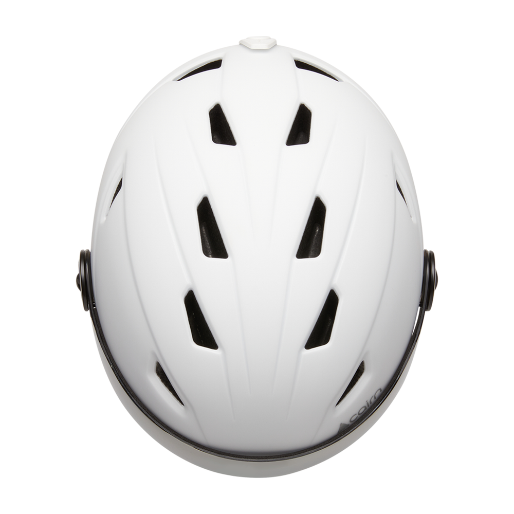 Casque Ski Cairn Electron Visor White vue 3