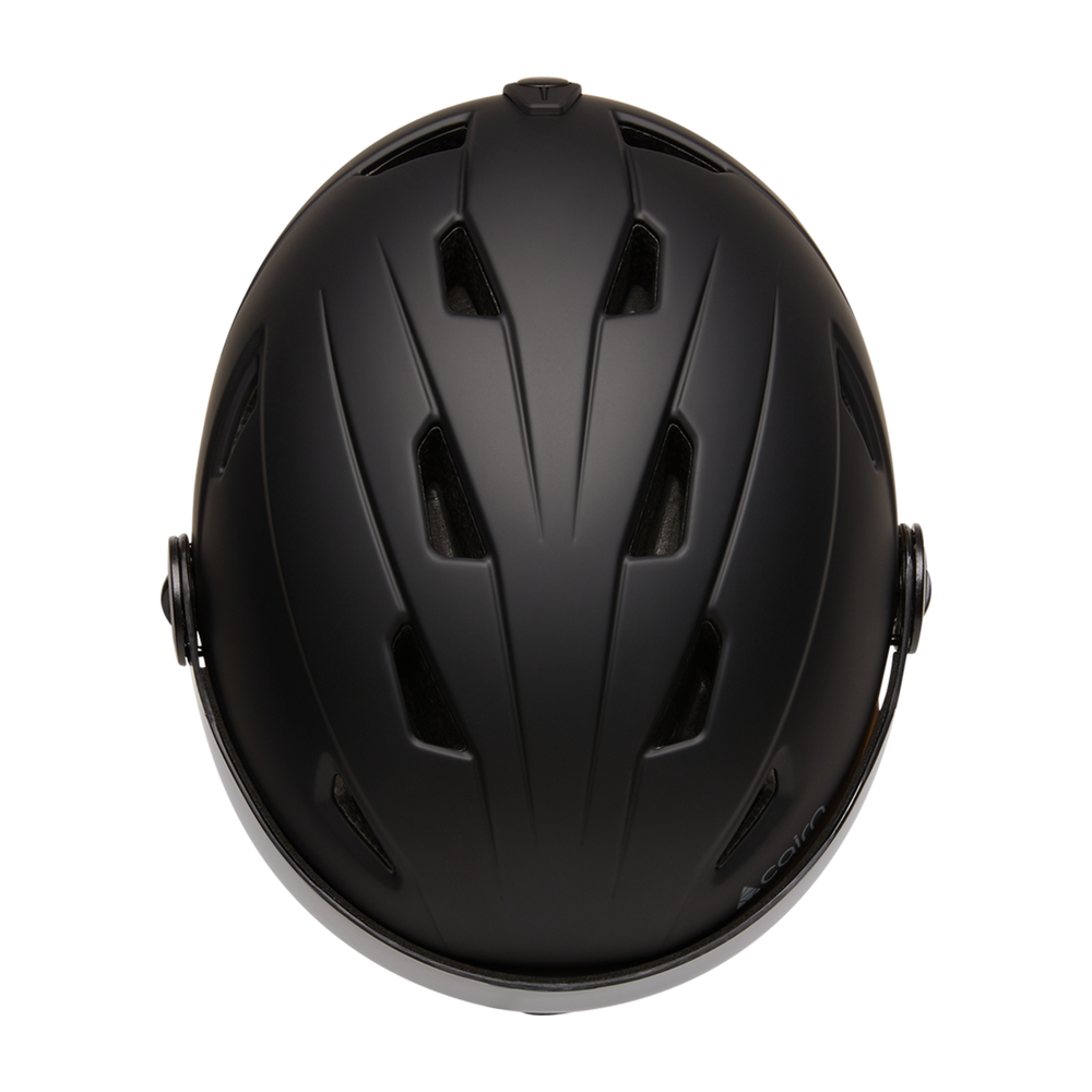 Casque Ski Cairn Electron Visor Mat Black vue 3