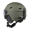 Casque Ski Cairn Electron Visor Mat Khaki vue 2