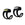 Paire d’éclairages vélo Knog - Frog USB Twinpack - Spider Black