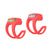 Paire d’éclairages vélo Knog - Frog USB Twinpack - Tequila Sunrise