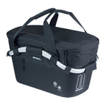 Panier arrière isotherme vélo Basil Classic Carry All MIK 18 L coloris Noir – vue trois quarts