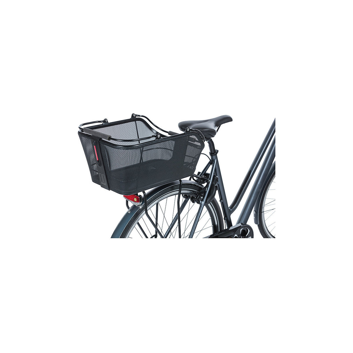 Panier Basil Cento Tech Fiber Nordlicht monte sur un velo