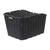 Panier arrière vélo Basil Weave WP – Noir – le panier arriere Weave WP noir en plastique tresse
