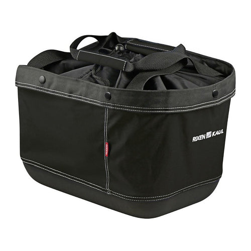 Panier arrière vélo en toile KlickFix Shopper Alingo GT 20 L – Noir – le panier Shopper Alingo GT noir
