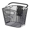 Panier avant vélo Basil Bold Front KF – Noir – le panier avant Bold Front noir en acier maille fine