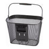 Panier avant vélo réfléchissant KlickFix Uni Reflect 16 L – Noir réfléchissant – la plaque de fixation a l arriere