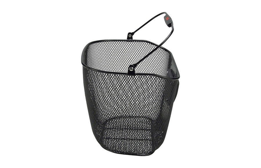 Panier velo KlickFix Uni noir vu de trois quarts