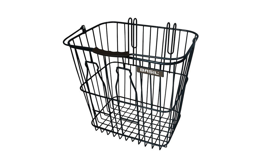 Panier lateral velo Basil Bottle Basket en treillis d acier