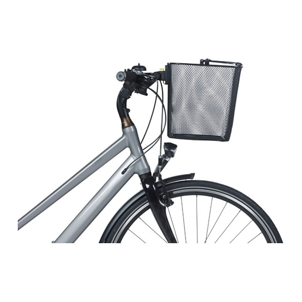 Panier vélo Basil - Bilbao avec support guidon KF coloris Default Title – vue rapprochee sur le guidon