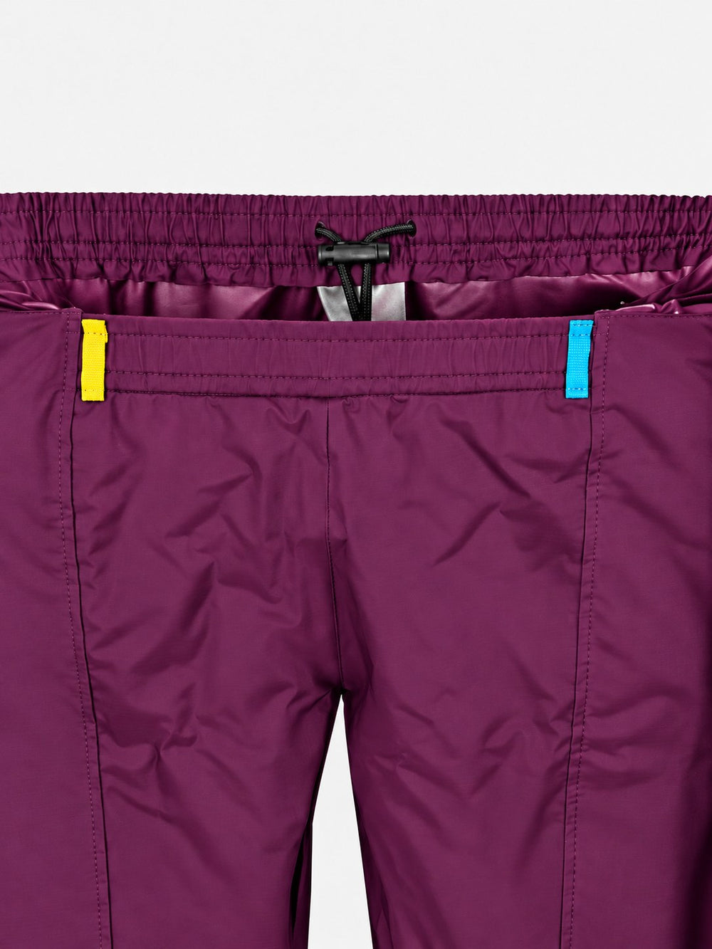 Pantalon de pluie Hello Rain Storm 20K Burgundy, taille élastiquée