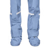 Pantalon de pluie Hello Rain Storm 20K Pearl Blue, jambes et couvre-chaussures