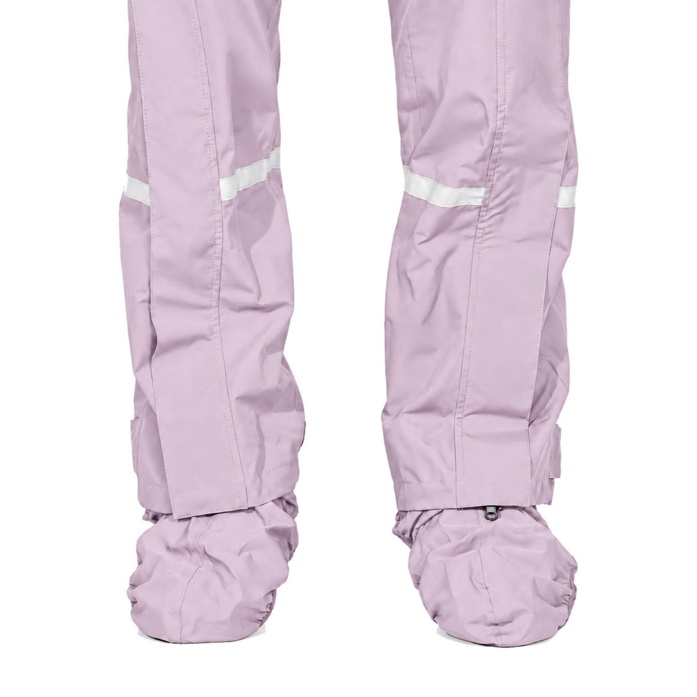 Pantalon de pluie Hello Rain Storm 20K Pink, jambes et couvre-chaussures