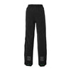 Pantalon de pluie vélo Basil Mosse femme coloris Noir Jais - bandes reflechissantes sur les jambes