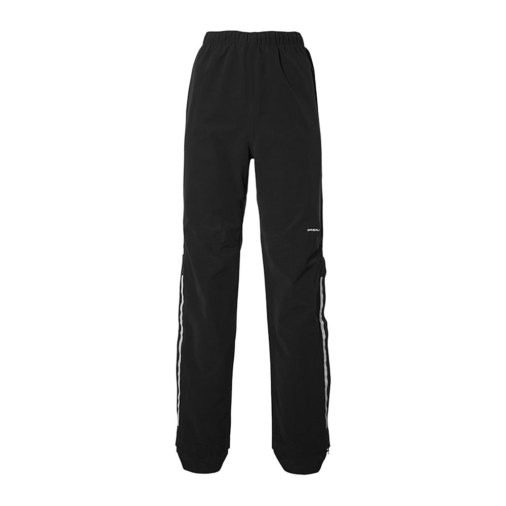 Pantalon de pluie vélo Basil Mosse femme coloris Noir Jais - vue de face