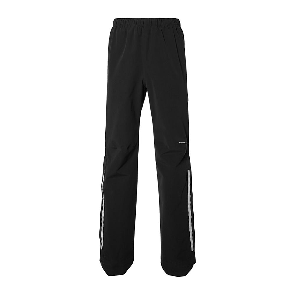 Pantalon de pluie vélo Basil Mosse homme coloris Noir Jais - vue de face