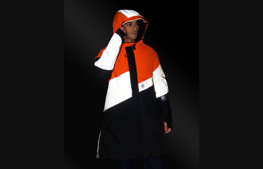 Parka vélo d'hiver réversible Urban Circus Fluvia section 1