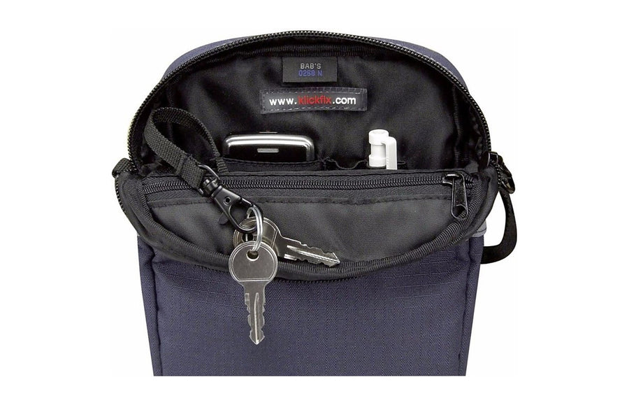 Interieur compartimente de la pochette Babs KlickFix