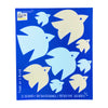 Planche mini stickers réfléchissants Stick me Baby : Oiseaux, planche vue de face