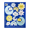 Planche mini stickers réfléchissants Stick me Baby : Univers, planche vue de face