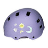 Planche mini stickers réfléchissants Stick me Baby : Univers, posés sur un casque vélo