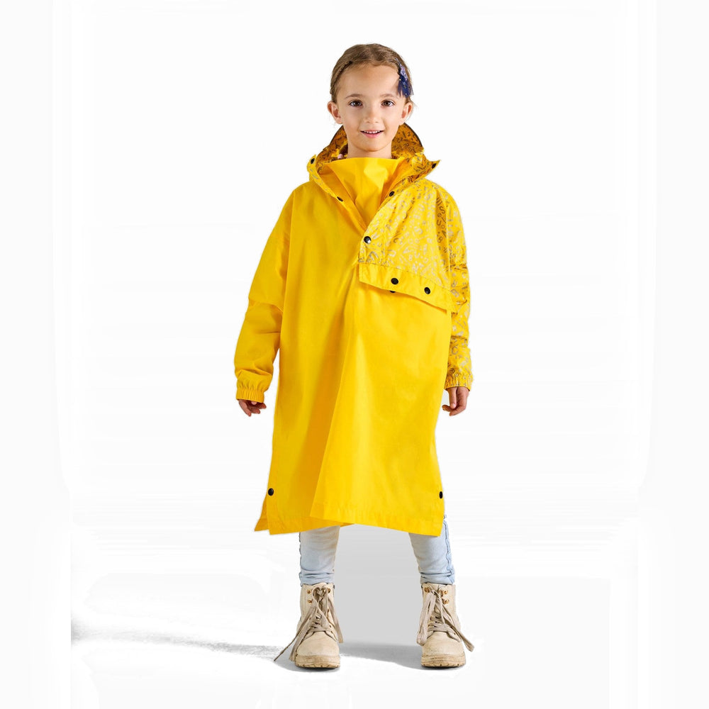 Poncho de pluie vélo enfant Urban Circus Romea Jaune motif photo 1
