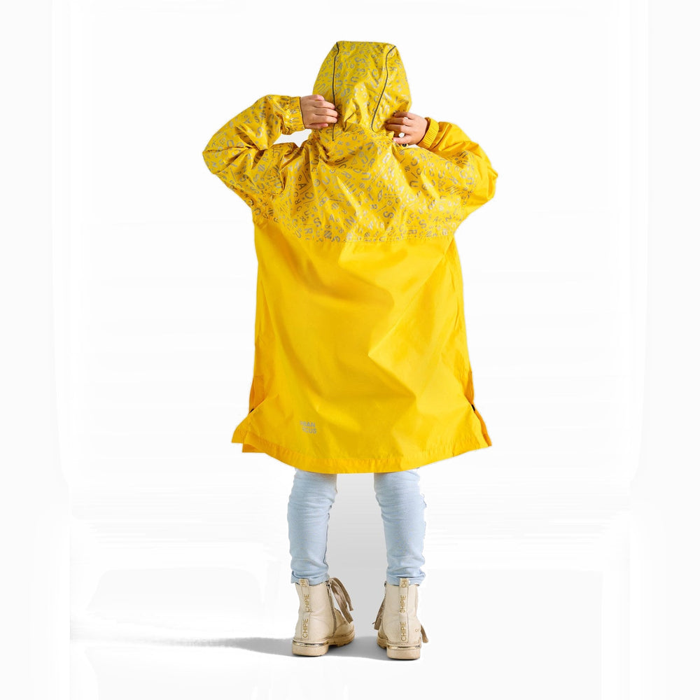 Poncho de pluie vélo enfant Urban Circus Romea Jaune motif photo 3