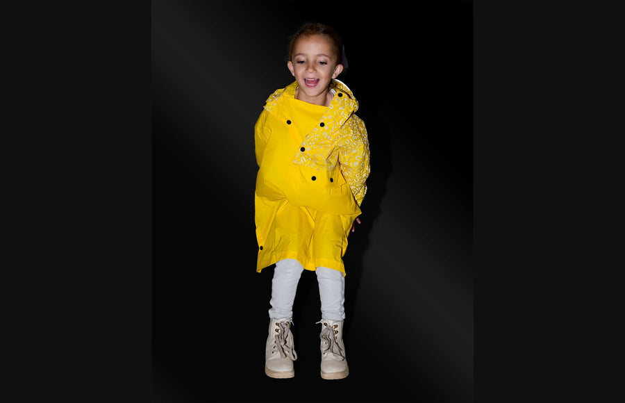 Poncho de pluie vélo enfant Urban Circus Romea section 2