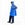 Poncho de pluie vélo zippé Urban Circus Francigena Bleu motif guépard photo 1
