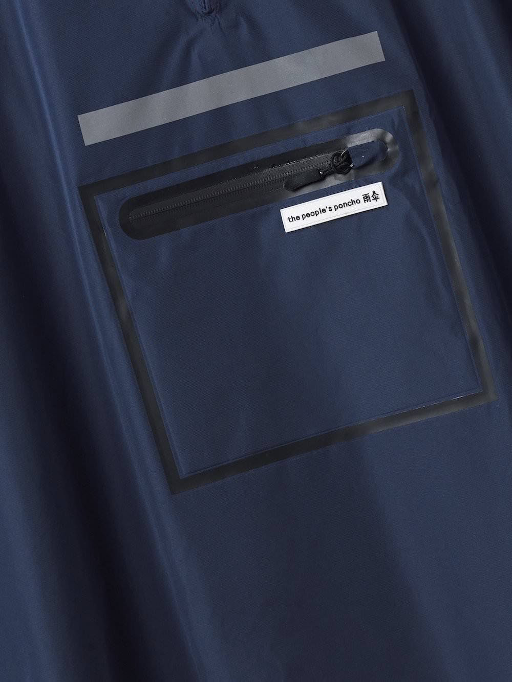 Poncho pour vélo The People's Poncho navy poche