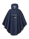 Poncho pour vélo The People's Poncho navy ouvert