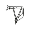 Porte-bagage arriere velo KlickFix Rackpacker en aluminium noir de profil