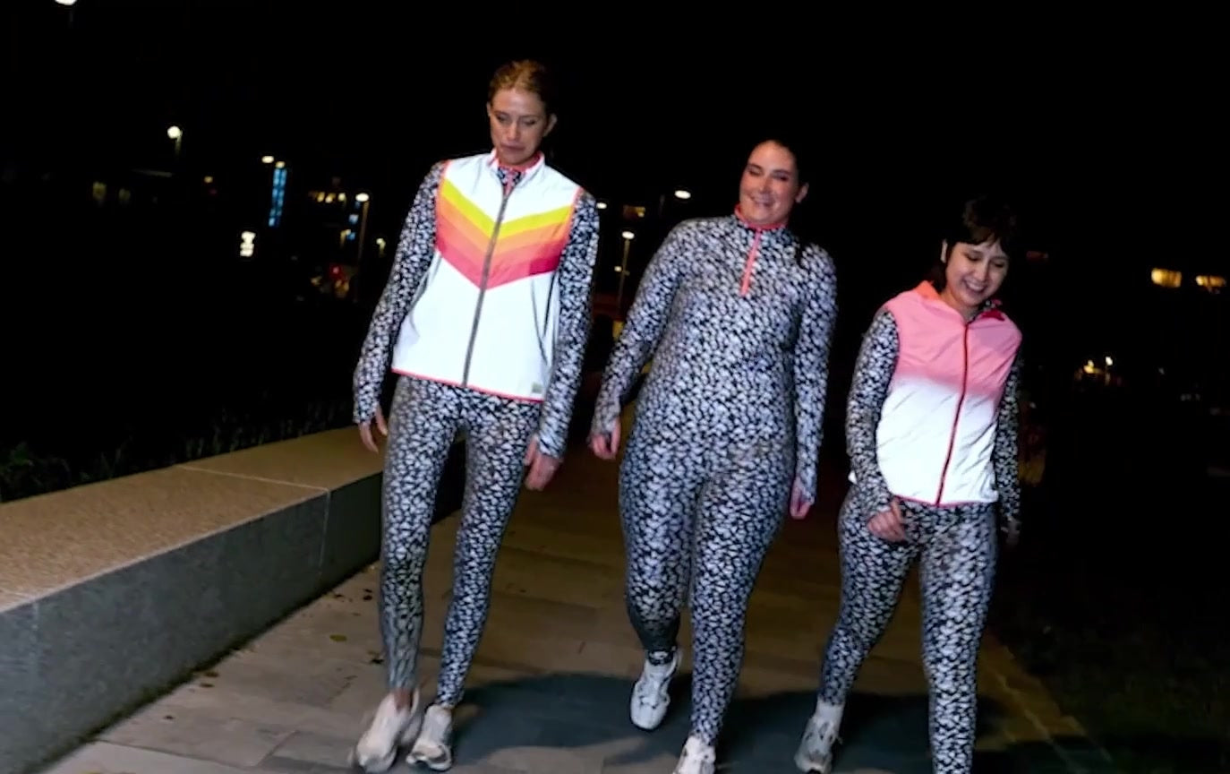 Film GOFLUO : gilets et vestes réfléchissants portés à vélo et à pied de nuit en ville