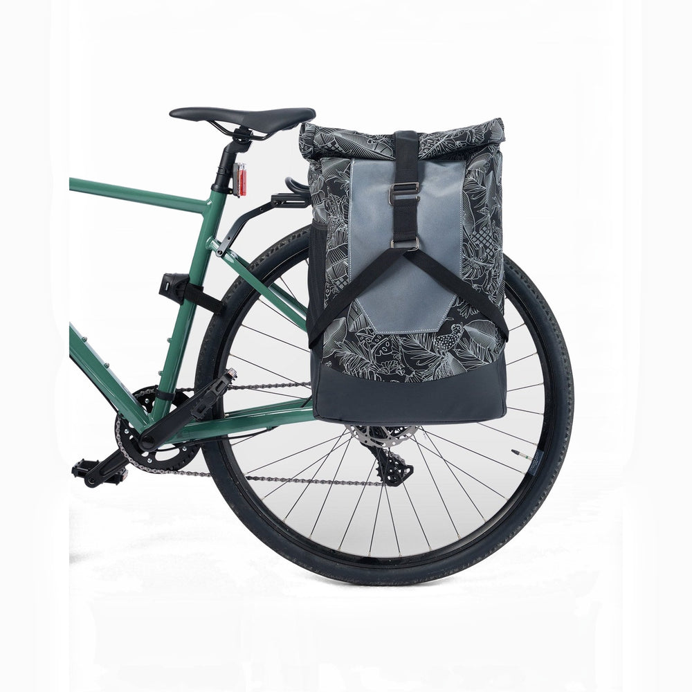 Sac à dos sacoche vélo 2 en 1 Urban Circus UCRR large Noir motif photo 4