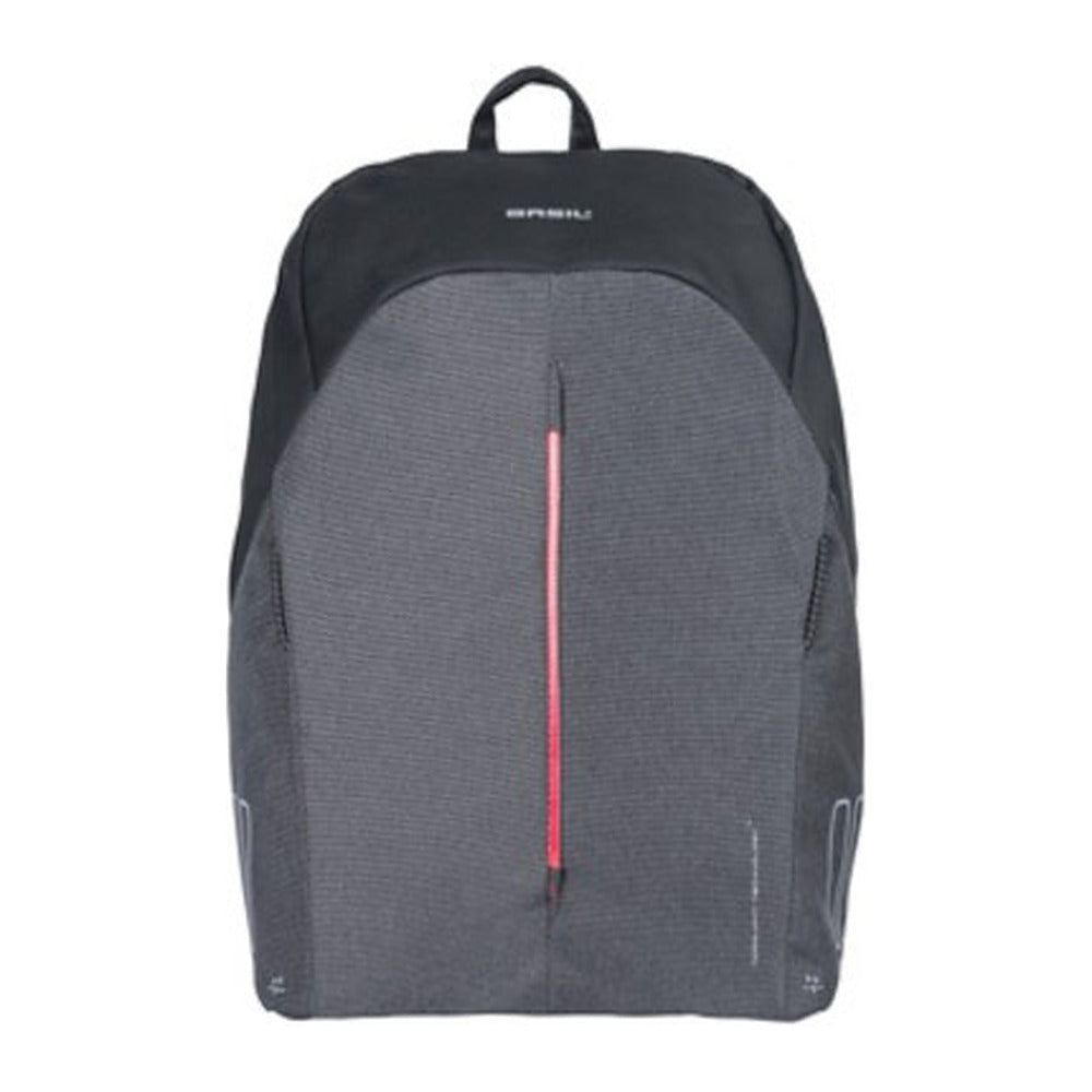 Sac à dos vélo Basil B-Safe Nordlicht 13 L coloris Noir Graphite – vue de profil