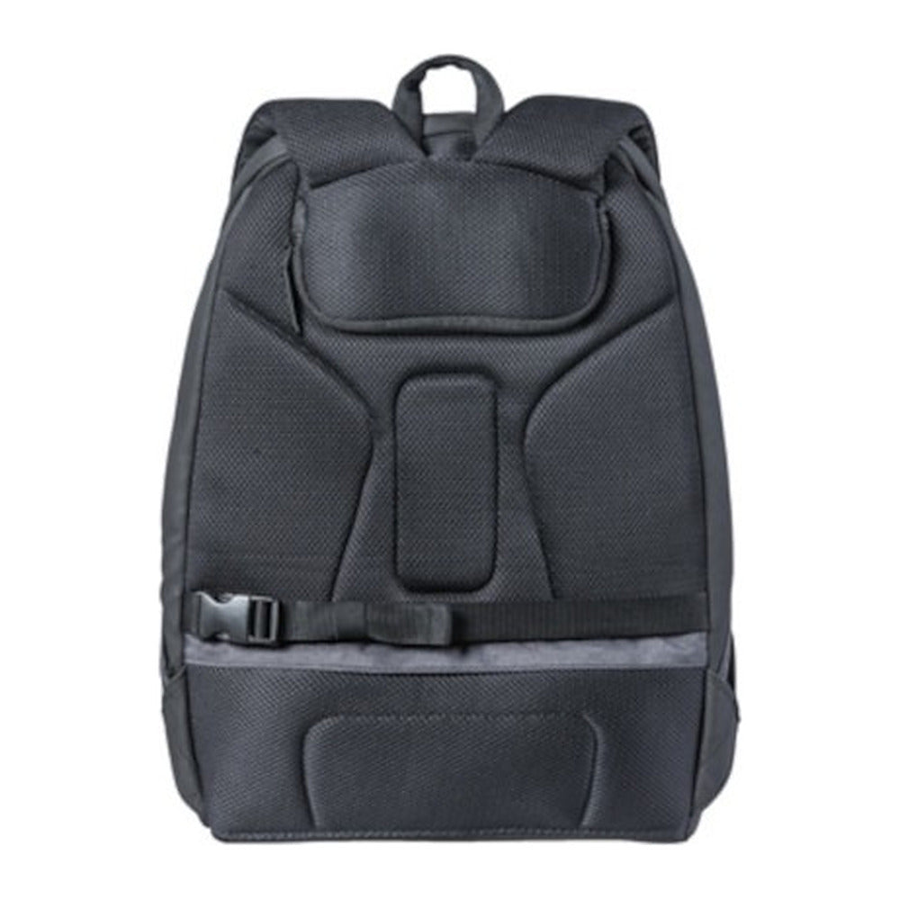 Sac à dos vélo Basil B-Safe Nordlicht 18 L coloris Noir Graphite – dos et bretelles rembourres