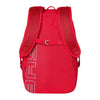 Sac à dos vélo Basil Flex 17 L coloris Rouge – dos et bretelles rembourrees