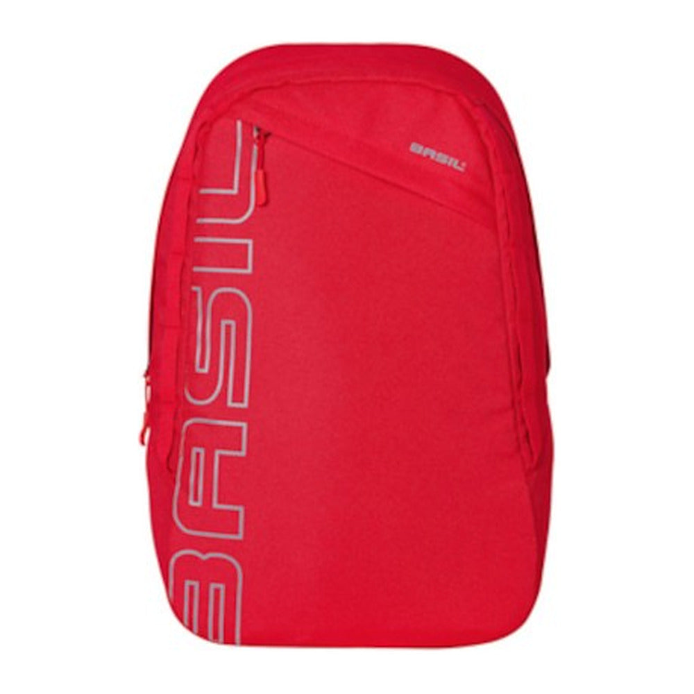 Sac à dos vélo Basil Flex 17 L coloris Rouge – vue de dos