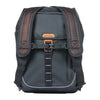 Sac à dos vélo Basil Miles Tarpaulin Hook-On 17 L coloris Noir Orange – dos et bretelles rembourres