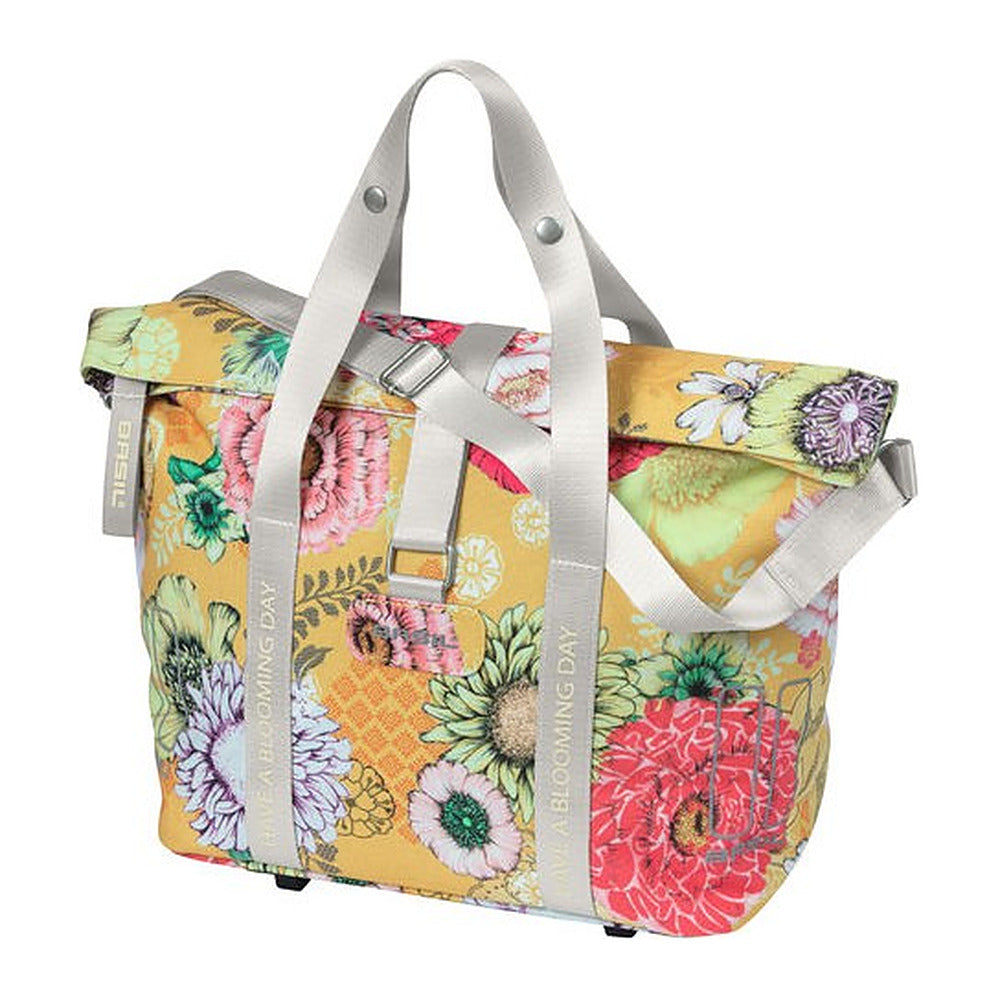 Sac à main vélo Basil Bloom Field MIK 11 L coloris Jaune – vue trois quarts