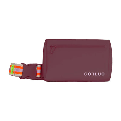 Sac banane réfléchissant Gofluo Harper 2.0 Burgundy