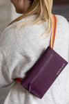 Sac banane réfléchissant Gofluo Harper 2.0 Burgundy
