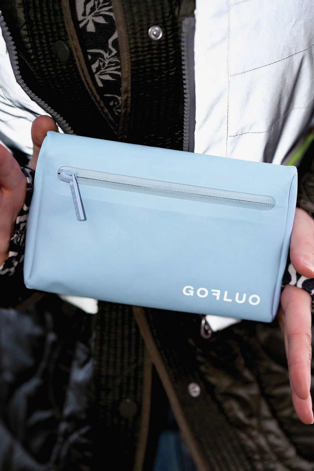 Sac banane réfléchissant Gofluo Harper 2.0 Sky Blue
