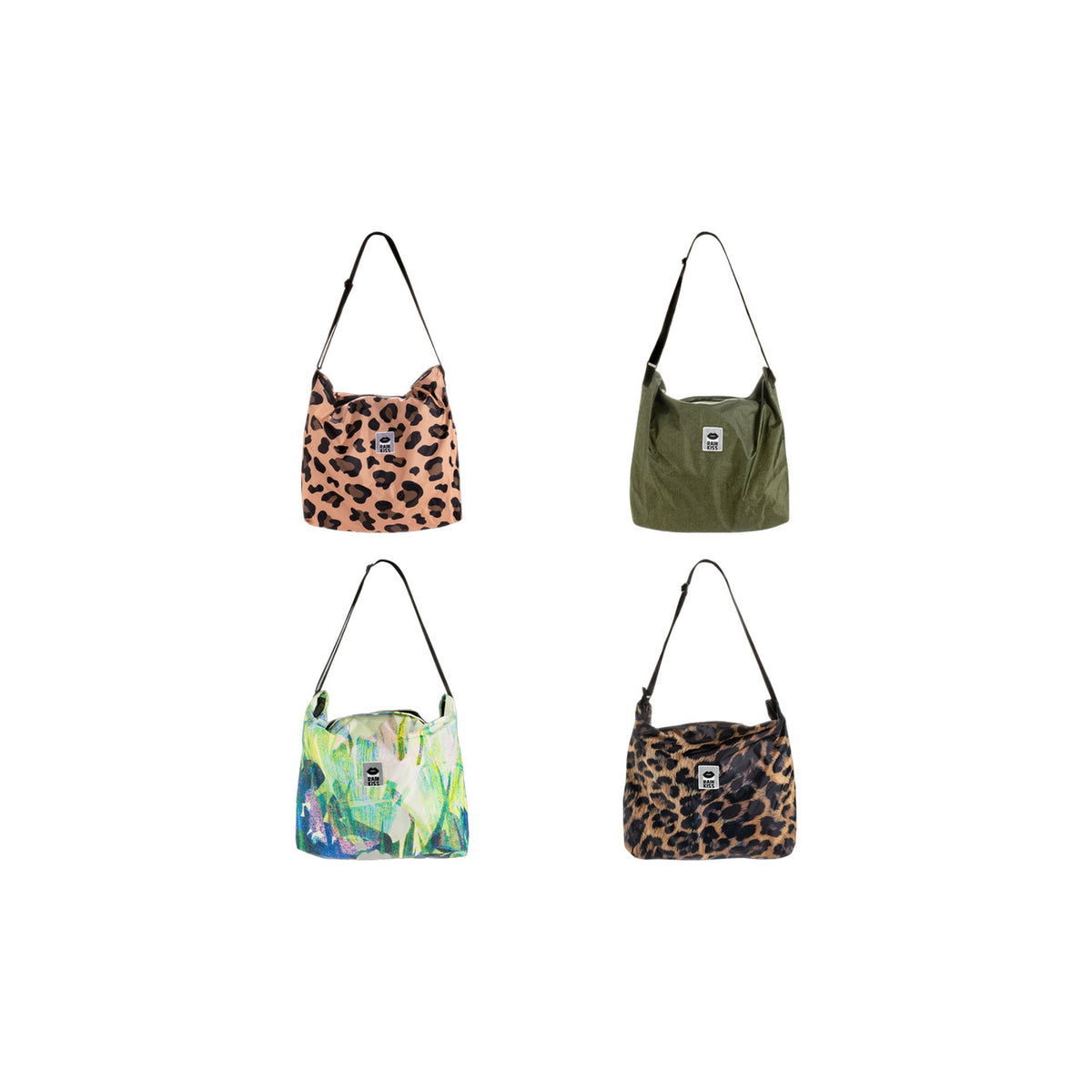 Les 4 coloris du sac bandoulière Rainkiss Sling Bag