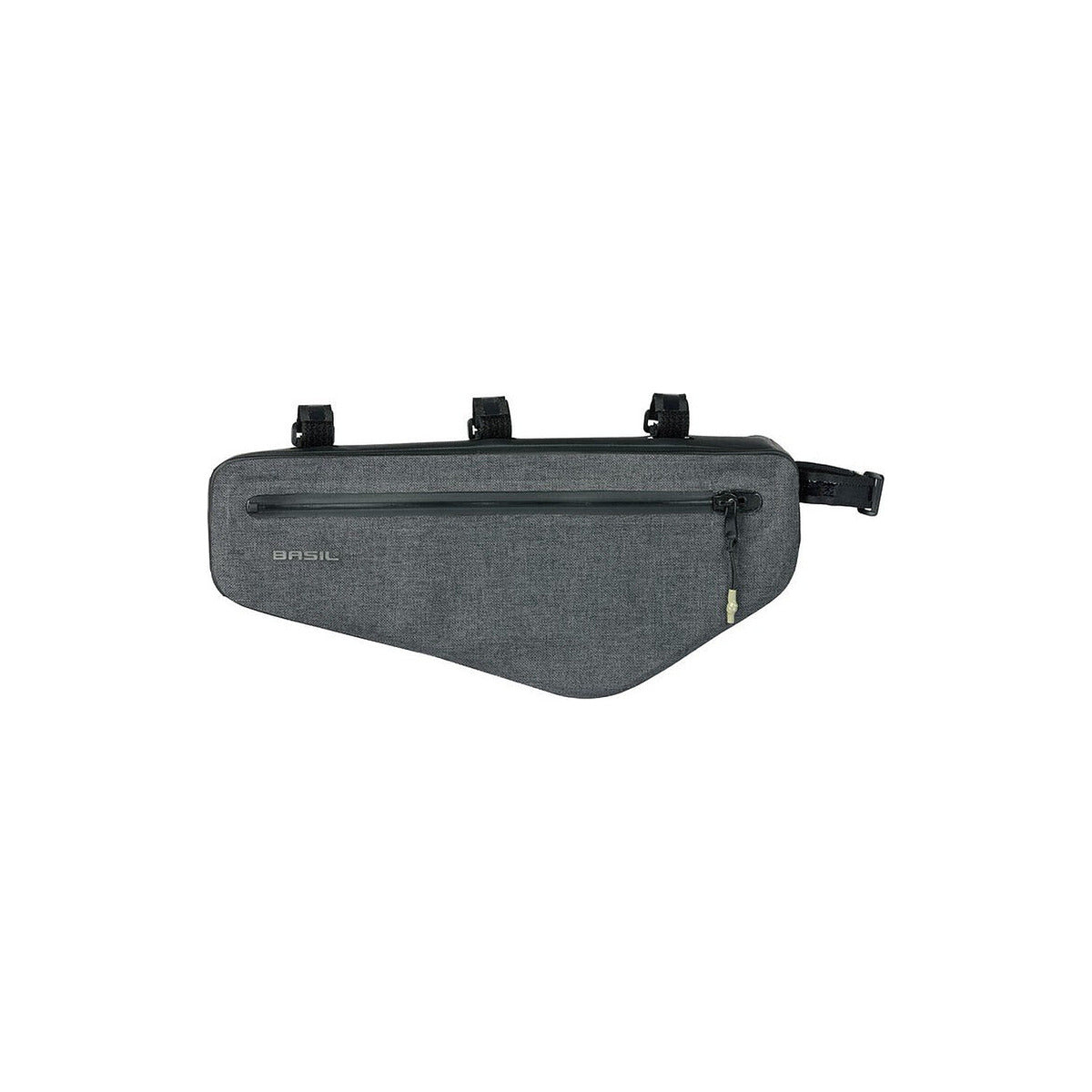 Sacoche de cadre vélo Basil Navigator Storm – M 2,2 L – le détail des sangles et de la couture soudée