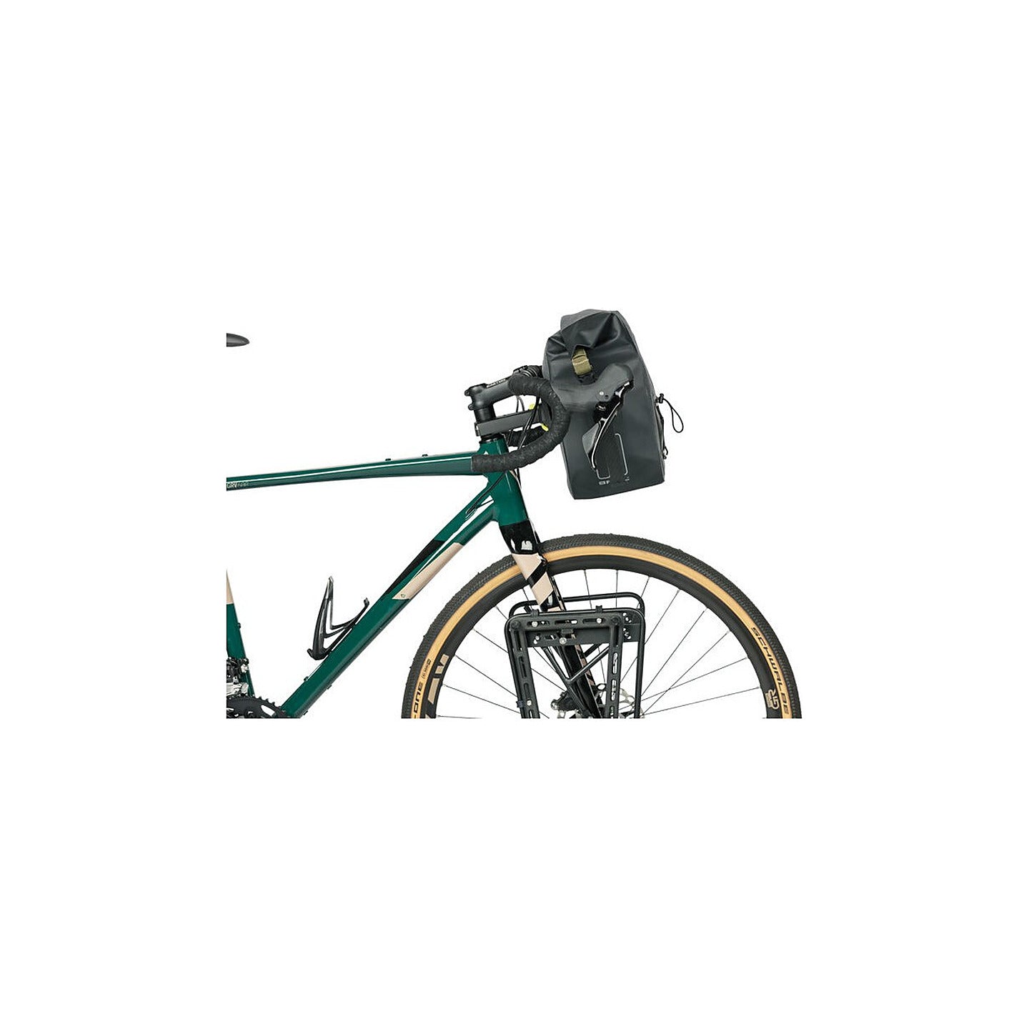 Sacoche de guidon Basil Navigator Storm montee sur un velo