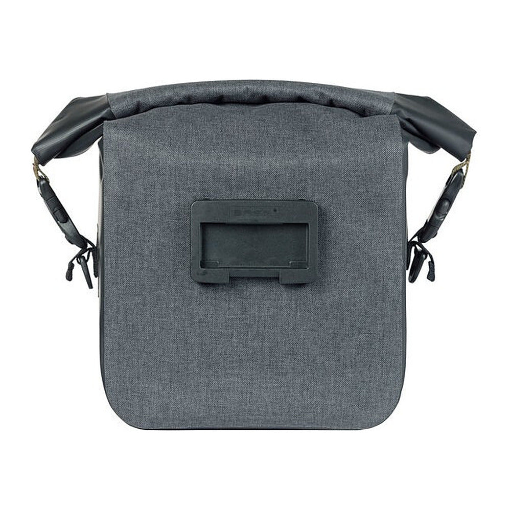 Sacoche de guidon vélo Basil Navigator Storm KF 11 L coloris Noir – plaque KlickFix pre-montee au dos