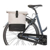 Sacoche double vélo Basil Cove MIK 32 L coloris Blanc cassé – montee sur un velo de ville